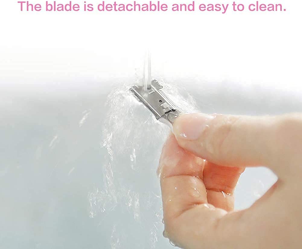 Electric Eyebrow Shaver, Gentle Precision Facial Hair Removal Portable Women Trimmer Travel Friendly Multi Purpose Grooming Tool Includes Cleaning Beauty and Personal Care Yosoo