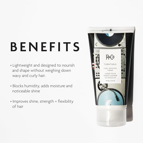 R+Co TURNTABLE Curl Defining Creme 147 ml / 5 oz Beauty & Personal Care R+Co