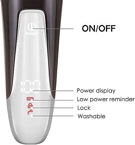 aiqiua Electric Shavers for Men Bald Head Shaver LED Mens Electric Shaving Razors Rechargeable Cordless Wet Dry Rotary More accurately Read and fit Beauty and Personal Care aiqiua