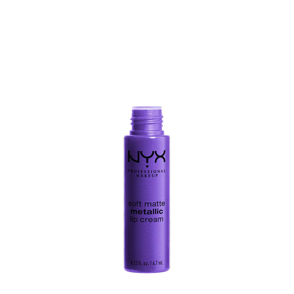NYX PROFESSIONAL MAKEUP Soft Matte Metallic Lip Cream, Liquid Lipstick - Havana (Purple With Blue Undertone) Beauty & Personal Care NYX PROFESSIONAL MAKEUP