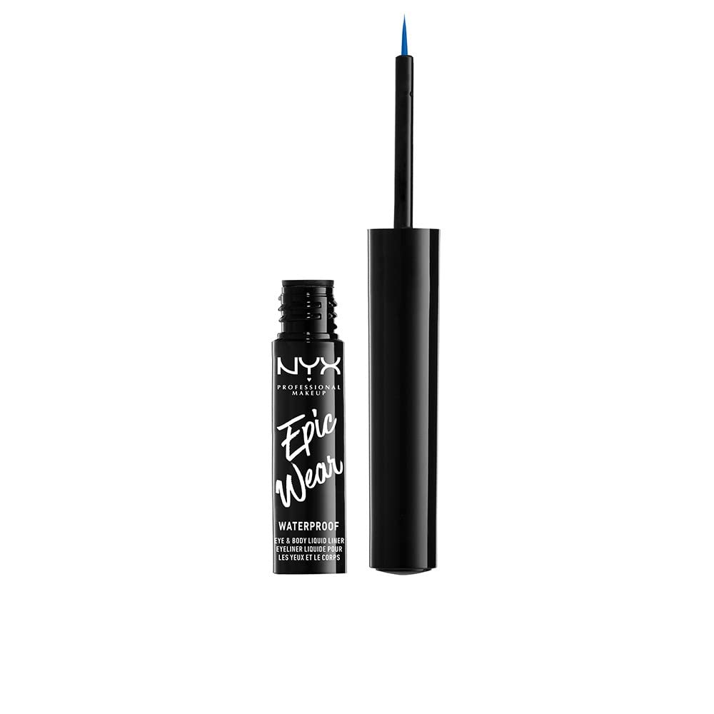 NYX PROFESSIONAL MAKEUP Epic Wear Liquid Liner, Long-Lasting Waterproof Eyeliner - Sapphire Beauty & Personal Care NYX PROFESSIONAL MAKEUP