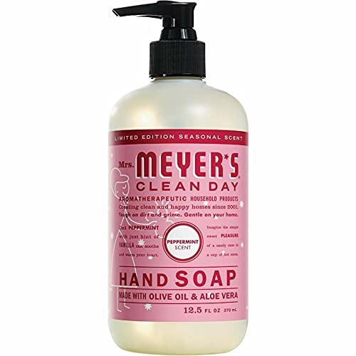 Mrs. MEYER'S Clean Day Liquid Hand Soap, Peppermint, 12.5 oz (Pack of 3) Beauty & Personal Care Mrs. MEYER'S