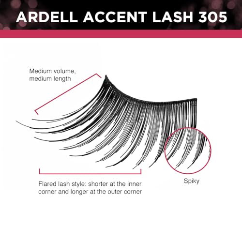 Ardell Accents Lashes Pair - 305, (Pack of 4) Beauty & Personal Care Ardell