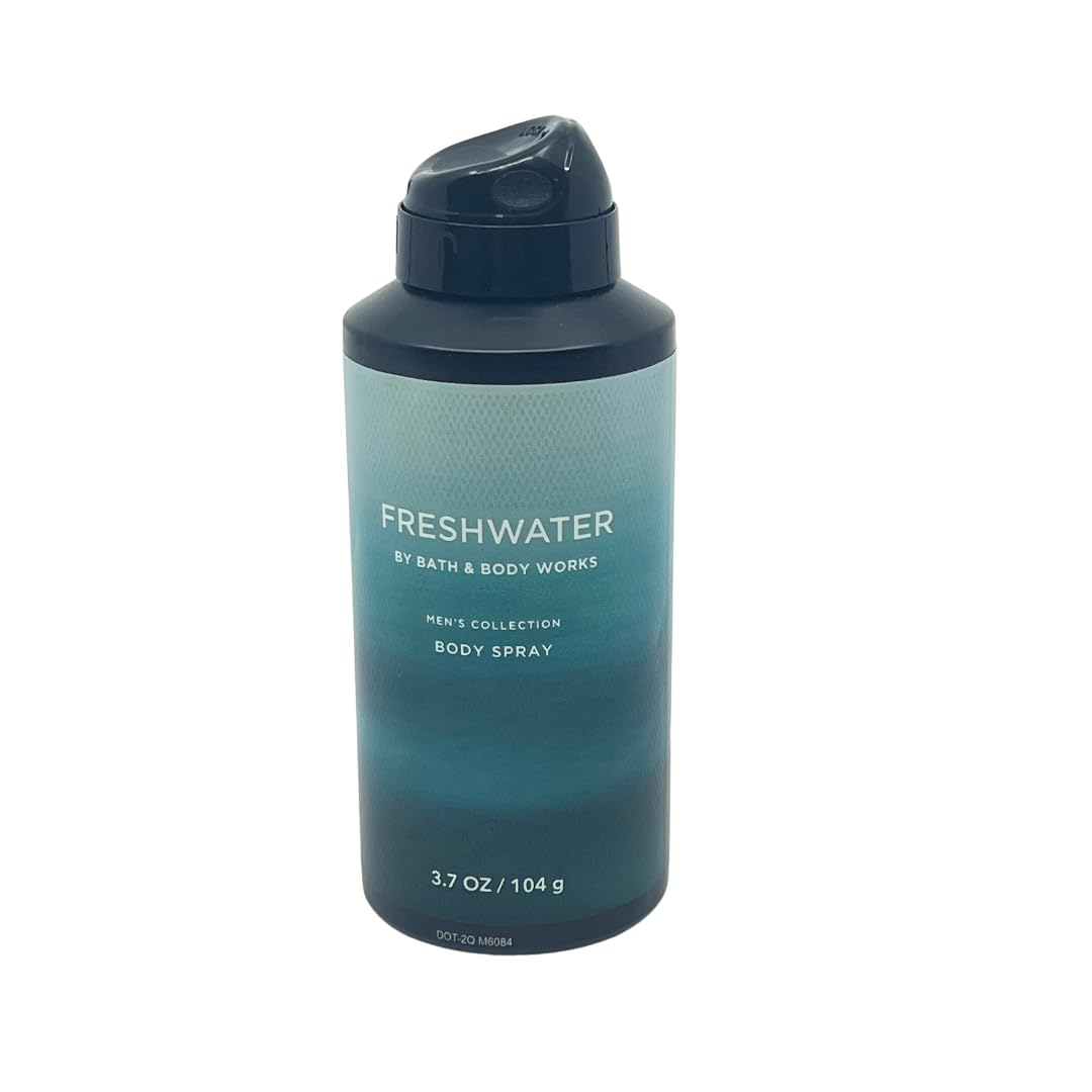 Bath and Body Works Men's Collection Freshwater Deodorizing Body Spray 3.7 Oz. 2 Set. Beauty & Personal Care Bath & Body Works