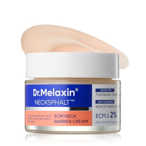Dr.Melaxin Necksphalt Firming Cream with ECM-5 20,000ppm, Firming & Lifting Neck Cream for Wrinkles & Sagging Skin, Ceramide & Collagen for Elasticity Beauty and Personal Care Dr.Melaxin Default Title