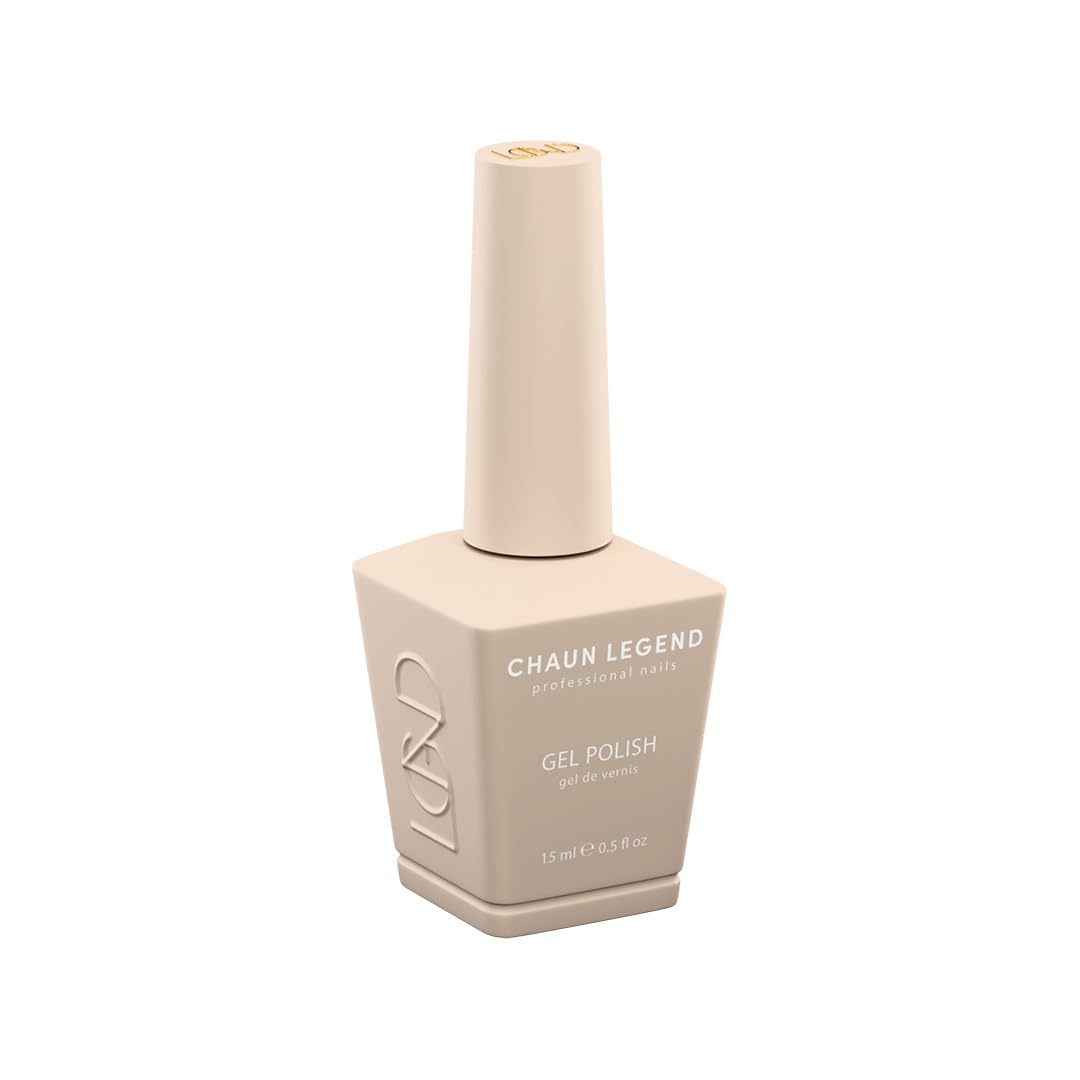 Chaun Legend Gel Nail Polish | Bare Necessities LG5119 (warm peach nude) | Soak Off UV LED Cure Gel Polish High Gloss 15ml