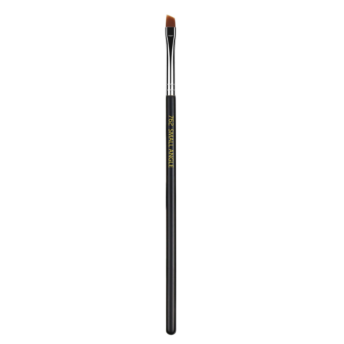 Bdellium Tools Professional Makeup Brush - Maestro Series 762 Small Angle - With Soft Synthetic Fibers, For Shaping & Filling Eyebrows (Black, 1pc)