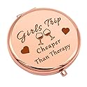Girls Trip Gifts Weekend Gifts Trip Gift for Teens Bestie Daughter Travel Makeup Mirror for Best Friends Sister Girls Getaway Gift Friendship Compact Beauty & Personal Care Mwphuy