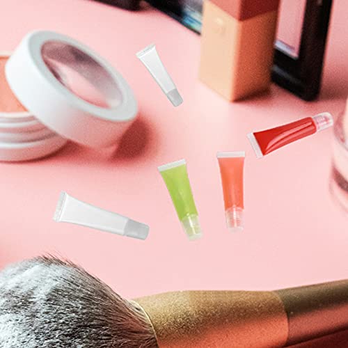 Ewanda store 5ml 20 Pcs Empty Lip Gloss Balm Tubes Soft Tubes Cute Squeeze Tubes Cosmetic Mini Containers for DIY Lip Gloss Beauty & Personal Care Ewanda store