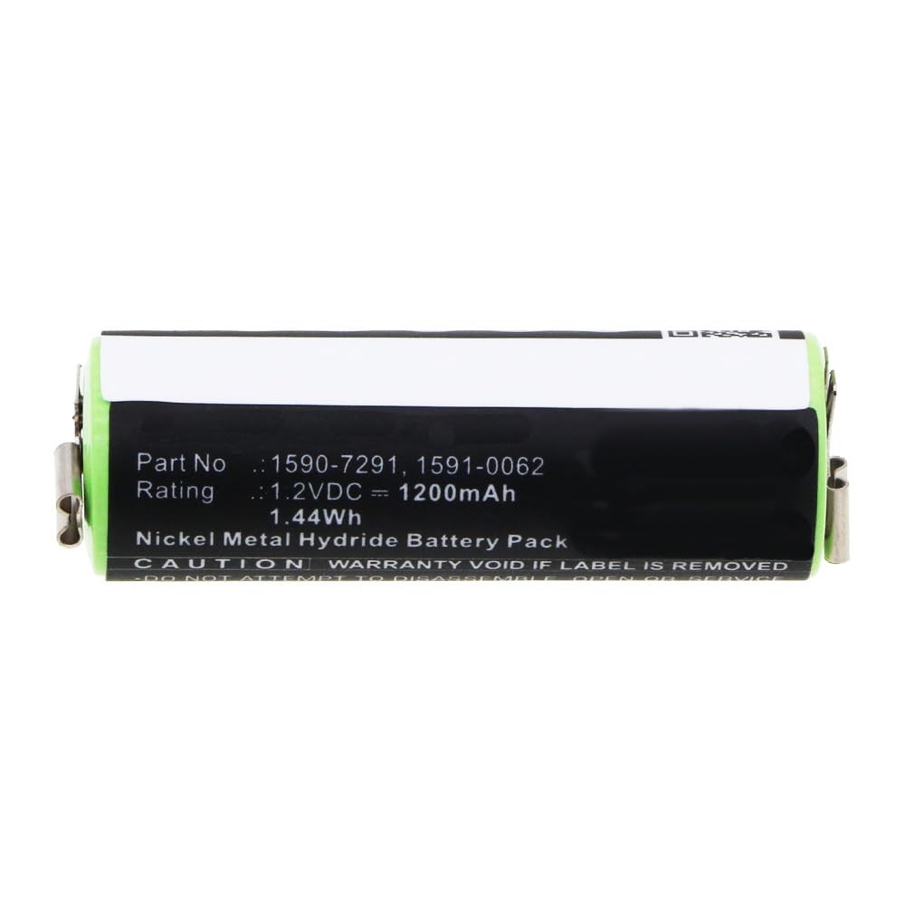 MPF Products 1590-7291, 1590-7292, 1591-0062, 1591-0067 Battery Replacement Compatible with Select Moser Chrom Style Mini, ChroMini 1591, ChroMini Beauty and Personal Care MPF Products