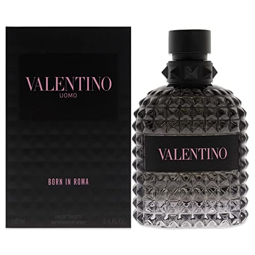 Valentino Uomo Born In Roma for Men 3.4 oz Eau de Toilette Spray Beauty and Personal Care Valentino Default Title