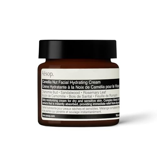 Aesop Camellia Nut Facial Hydrating Cream | Daily Moisturizer For Dry And Sensitive Skin | Provides Immediate Relief From Dryness | Blend Of Nut Beauty & Personal Care Aesop