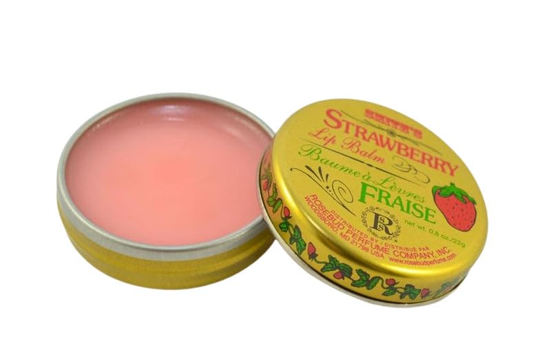 Rosebud Perfume Co. Strawberry Lip Balm Strawberry Lip Balm Beauty and Personal Care Rosebud Perfume