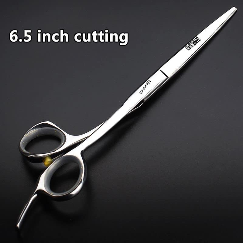 Professional 5.5/6/6.5 Inch Hairdresser Scissors Salon Hairdresser Scissors Japan Stainless Steel Scissors (6.5 inches cut)