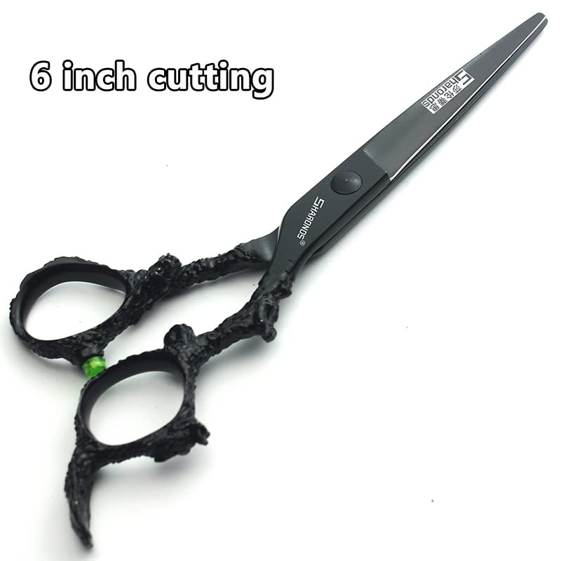 6 inch hair stylist barber scissors 440C hairdressing(6 inch 2PC)