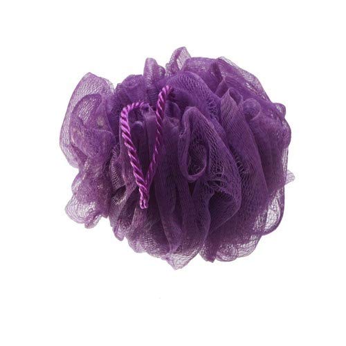 PLANET 007 Bath Shower Sponge Loofahs Mesh Pouf Shower Ball, Mesh Bath Shower Sponge, Purple - 3 Pcs Beauty and Personal Care PLANET 007