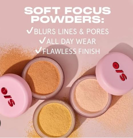 One Size By Patrick Star Ultimate Blurring Setting Powder 34.5 g, Ultra Peach - for Very Fair to Medium Skin Tones