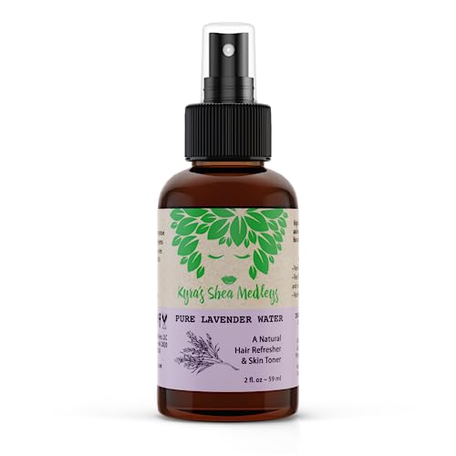 Multiuse Lavender Water Toner Mist for Face, Body, and Hair - Pure Distilled Lavender Water Spray - Soothes and Hydrates Skin, Scalp, Hair, & Nails Beauty & Personal Care Kyra's Shea Medleys