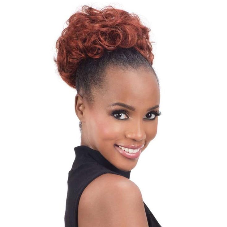 Freetress Equal Lite Ponytail - Chic Updo (Color:COPPER)
