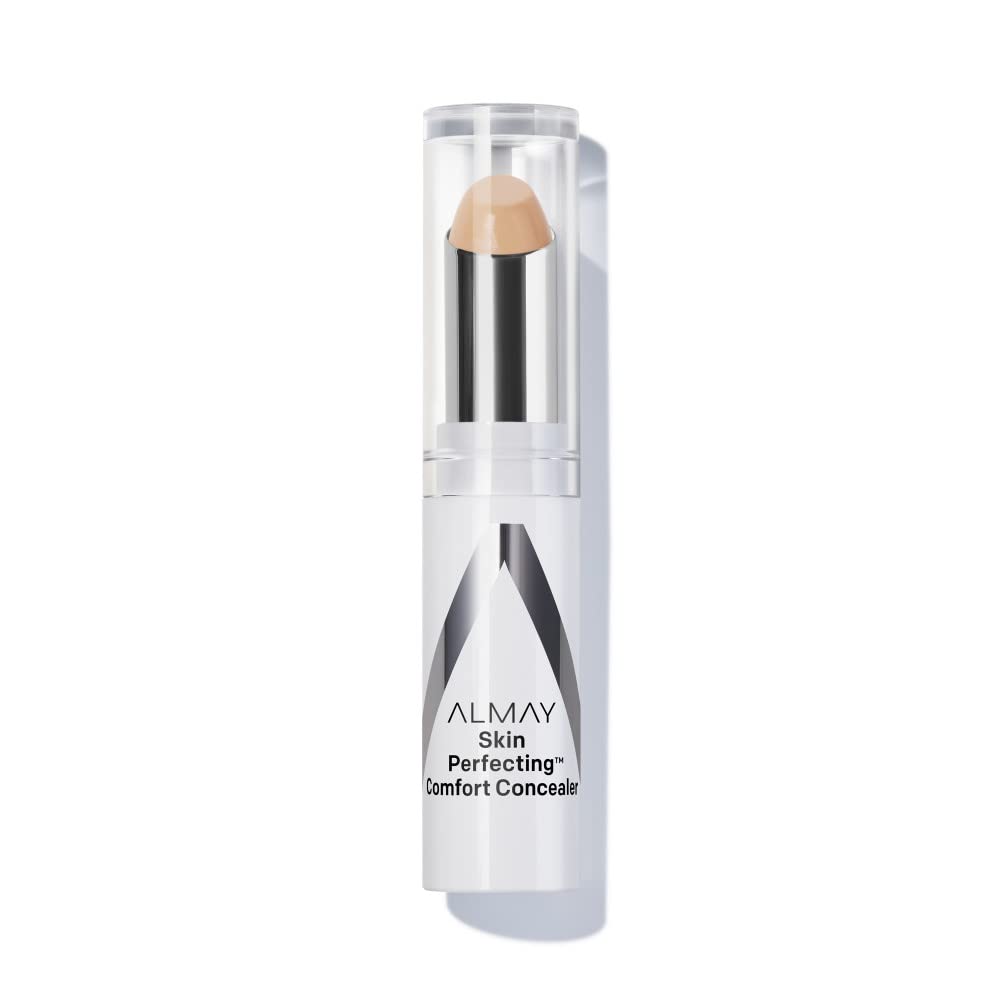 Almay Skin Perfecting Comfort Concealer, Face Makeup, Full Coverage, Natural Looking Finish, Cruelty-Free, Hypoallergenic, Dermatologist Tested, 140 Beauty & Personal Care Almay