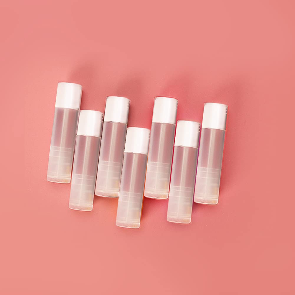 Lip Balm Empty Container Tubes 3/16 Oz (5.5ml), Pack of 12; Natural (Translucent) Color Beauty & Personal Care Nuonove