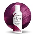 Adore Semi Permanent Hair Color (088 Magenta) | Vegan & Cruelty-Free Purple Hair Dye | No Ammonia, No Peroxide, No Alcohol | 4 Fl Oz Beauty & Personal Care Adore