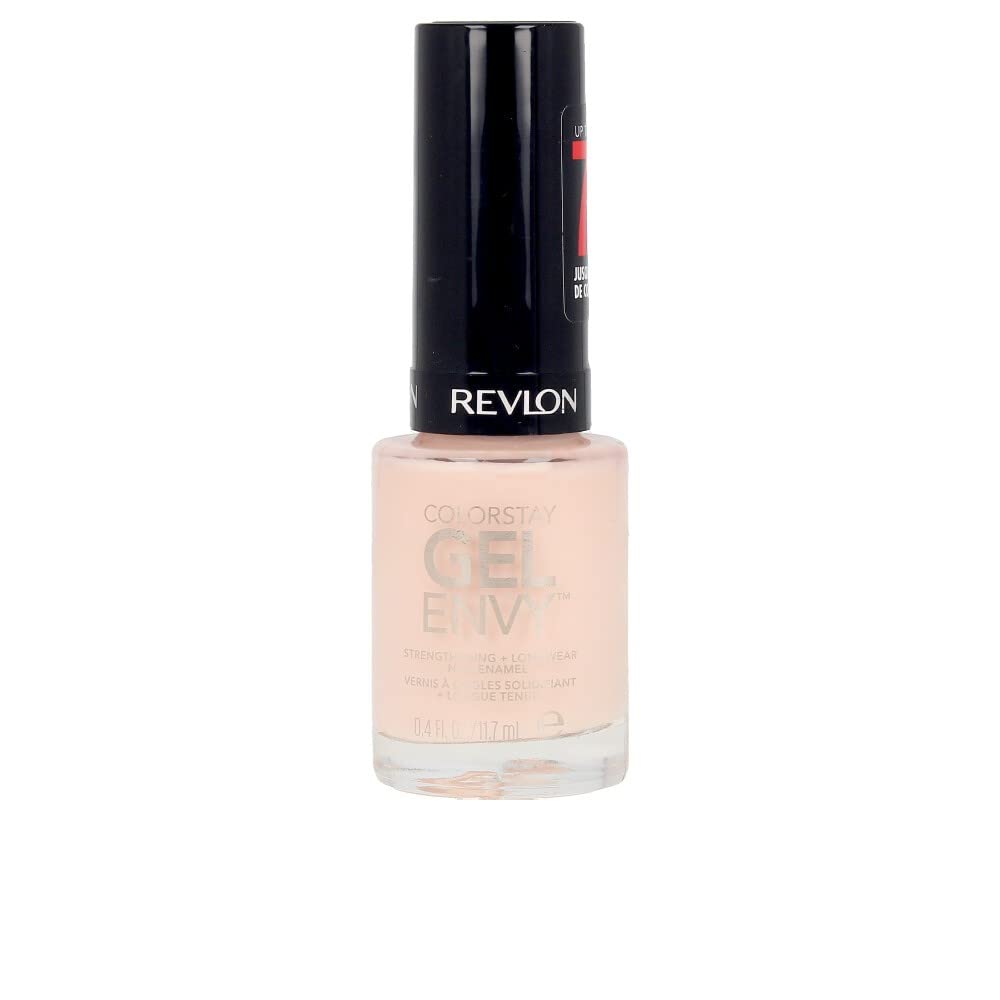 Revlon ColorStay Gel Envy Longwear Nail Polish, with Built-in Base Coat & Glossy Shine Finish, in Pink, 015 Up In Charms, 0.4 oz Beauty & Personal Care REVLON