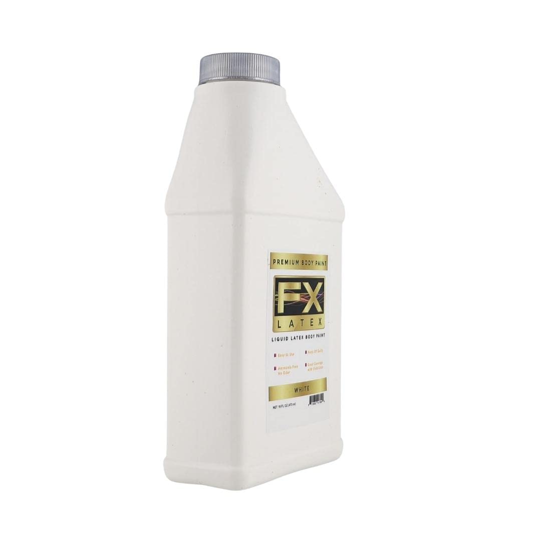 Liquid Latex Fashions- Ammonia Free Natural Face paint for Kids and Adults, Ideal for Artwork, Parties, School Plays, Cosplays and Concerts, White- 16 Beauty & Personal Care Liquid Latex Fashions