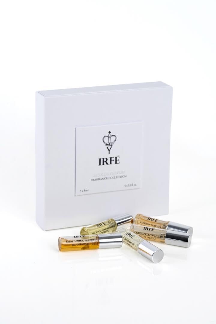 IRFE Discovery Set Fragrance Collection - 5 Eau de Parfum Mini Vials 3ml Each - Luxury Fragrance Sampler Set for Women - Travel Size Gift Set Beauty & Personal Care IRFE