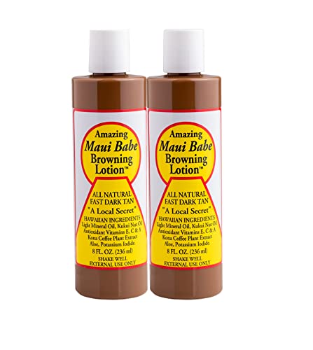 Maui Babe Tanning and Browning Lotion 8 Ounces (Pack of 2) Beauty & Personal Care Maui Babe