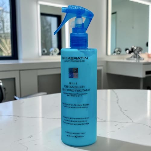 Biokeratin Luxury Collection 2 in 1 Detangler Heat Protectant 250ml