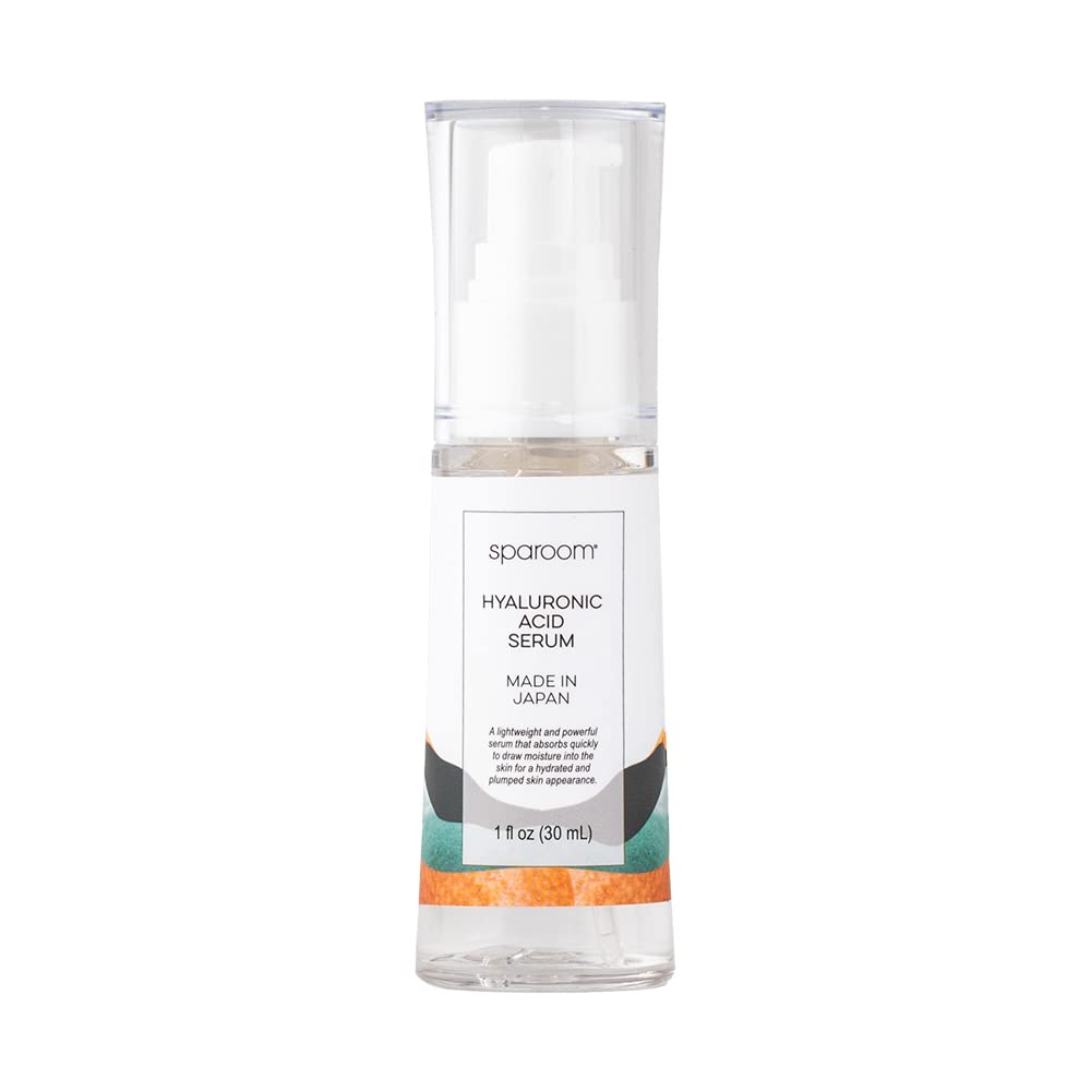 Sparoom Hyaluronic Acid Serum 1 oz, Anti-Aging Facial Serum, Hydrating, 100% Pure Hydrating Hyaluronic Acid, Paraben Free, Oil Free, Non-Comedogenic Beauty & Personal Care SpaRoom