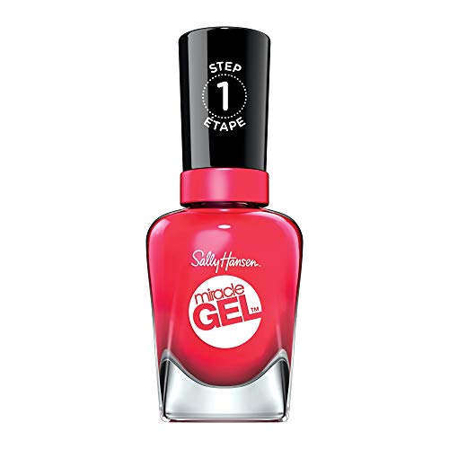 Sally Hansen Miracle Gel Nail Polish, Shade Scarlet Starlet 429 (Packaging May Vary)