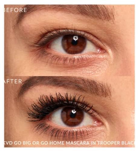 KVD Beauty Go Big or Go Home Long-Wear Vegan Volumizing Mascara Trooper Black Beauty & Personal Care Kat Von D