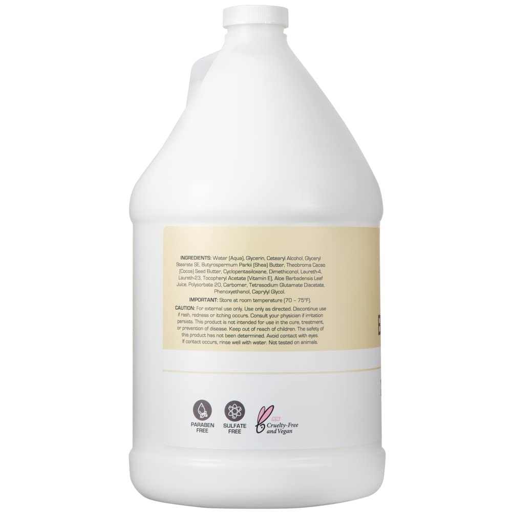 Ginger Lily Farms Club & Fitness Soothing Butter Lotion for Dry Skin, 100% Vegan & Cruelty-Free, Fragrance Free, 1 Gallon (128 fl oz) Refill Beauty & Personal Care Ginger Lily Farms