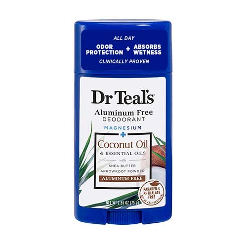 Dr. Teals Deodorant Variety Gift Set (2 Pack, 2.65oz Ea.) - Eucalyptus, & Coconut Oil - Essential Oils, Shea Butter & Magnesium Help Absorb Moisture Beauty and Personal Care Dr Teal's