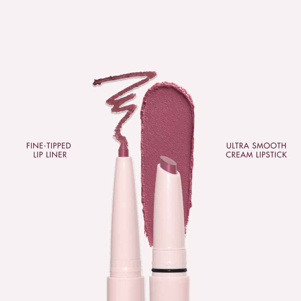 Wander Beauty Lipsetter Dual Cream Lipstick + Lip Liner - Midtown Mauve - Ultra-Smooth, Hydrating Lipstick and Lip Liner with a Soft Matte Finish Beauty & Personal Care Wander Beauty