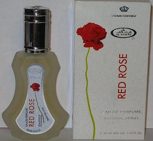 Red Rose - Eau De Perfume Natural Spray - 35 ml (1.15 fl. oz) by Al-Rehab- 6 pack Beauty & Personal Care Al-Rehab