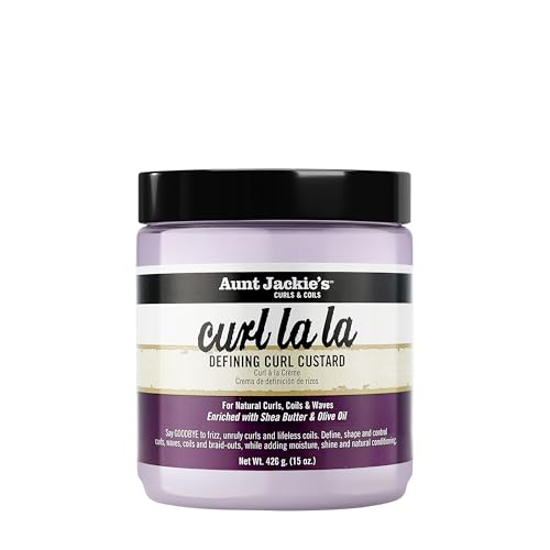 Aunt Jackie's Curl La La, Lightweight Curl Defining Custard, Enriched with Shea Butter & Olive Oil, Basic, 15 Ounce Beauty & Personal Care Aunt Jackie's