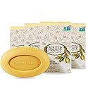 Lemon Verbena Clean Bar Soap by South of France Clean Body Care Triple-Milled French Soap with Organic Shea Butter + Essential Oils Vegan, Non-GMO Beauty & Personal Care South Of France