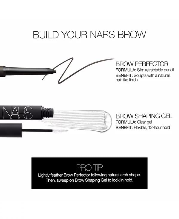 NARS Eyebrow Brow Shaping Gel - Clear, 0.12 Oz. Beauty & Personal Care NARS