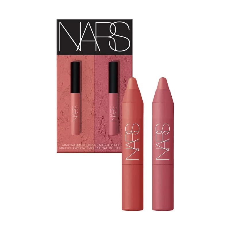 NARS Mini Powermatte Lip Pencil Duo Set, Dolce Vita and Take Me Home, 2 Piece Beauty & Personal Care NARS