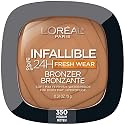 L'Oreal Paris Infallible Up to 24H Fresh Wear Soft Matte Longwear Bronzer. Waterproof, heatproof, Transfer, humidity and sweatproof, Medium, 0.31 oz Beauty & Personal Care L'Oreal Paris