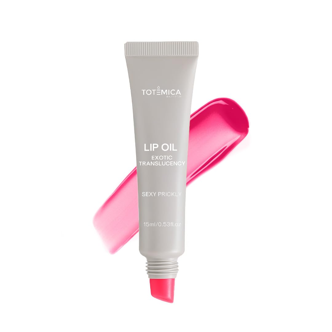 TOTEMICA Lip Oil for women by Ana Patricia, Hydrating Exotic Translucency, Glossy Lip Balm Shine with Shea Butter & Jojoba Oil, Non-Sticky Lip Gloss Beauty and Personal Care TOTEMICA