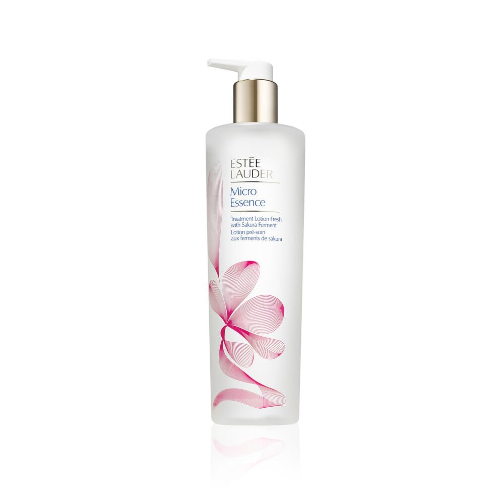 Estée Lauder Micro Essence Treatment Lotion Toner Fresh with Sakura Ferment | Hydrating & Soothing + Skin Barrier Repair, 13.5 Fl Oz Beauty & Personal Care Estée Lauder