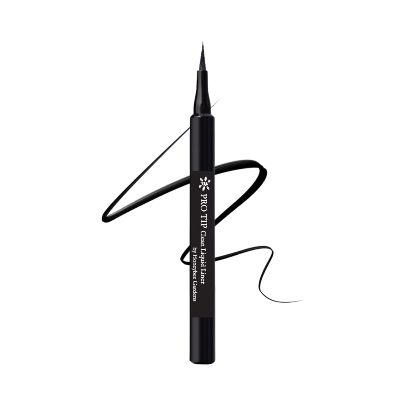 Honeybee Gardens ProTip Clean Liquid Liner, Black, Nano-Free Pigments, Long-Wearing, 0.034 fl oz Beauty & Personal Care Honeybee Gardens