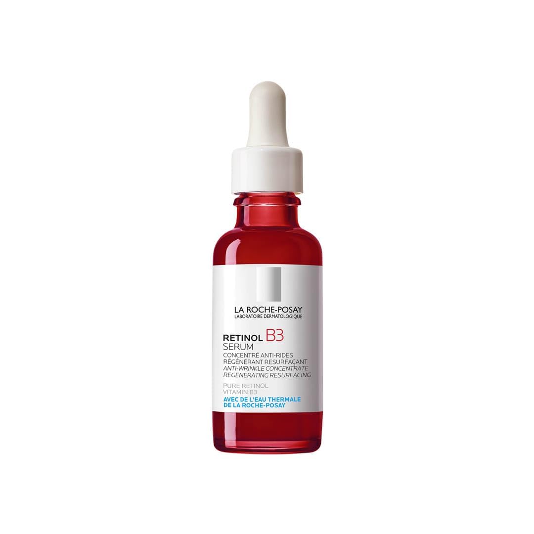 La Roche-Posay Pure Retinol Face Serum with Niacinamide (Vitamin B3) & Hyaluronic Acid | Gentle Anti-Aging Retinol Serum for Fine Lines & Wrinkles | Beauty and Personal Care La Roche-Posay