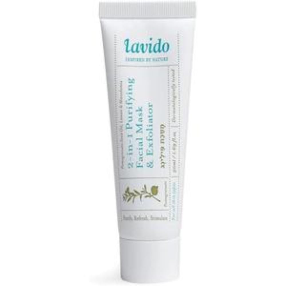 Lavido Pomegranate Seed Oil, Lemon, and Macadamia Gentle Exfoliator Cream Beauty & Personal Care Lavido