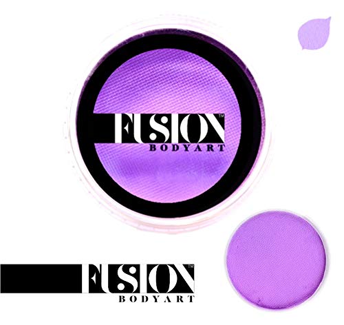Fusion Body Art Pro Face Paint | Prime Fresh Lilac (32gm), Professional Quality Water Activated Face & Body Paint Supplies - Single Makeup Cake Beauty & Personal Care FUSION BODY ART