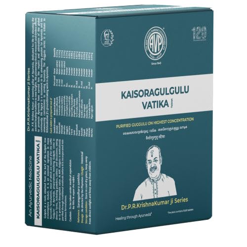 Kaisoragulguluvatika Gulika 100 Nos - AVP Ayurveda - Ayurvedic Products Beauty and Personal Care AVP